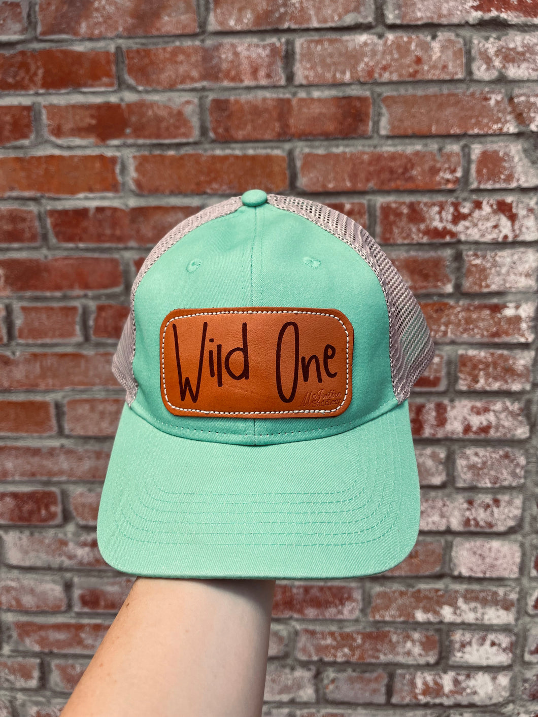 Wild One On Turquoise Cap