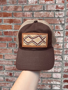 Copper Snake On Brown Cap