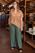 Load image into Gallery viewer, Linen Pants W/ Buttons