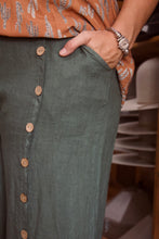 Load image into Gallery viewer, Linen Pants W/ Buttons
