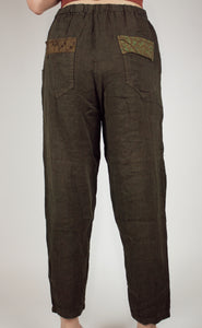 Patchwork Linen Pants