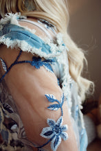 Load image into Gallery viewer, Floral Embroidered Jean Jacket